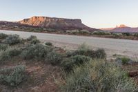 Utah Desert Dawn: Red Rock Mountains