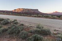 Utah Desert Dawn: Red Rock Mountains