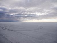 Endless Road in Utah Desert