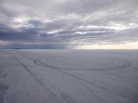 Endless Road in Utah Desert