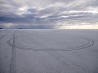 Endless Road in Utah Desert