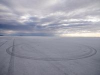 Endless Road in Utah Desert