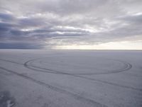 Endless Road in Utah Desert