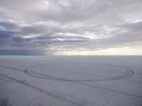 Endless Road in Utah Desert