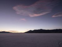 Utah Desert Landscape: Evening Sky over the Desert