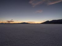 Utah Desert Landscape: Evening Sky over the Desert