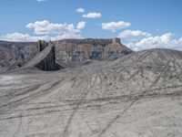 Utah Desert Landscape: Factory Butte in the Distance