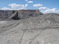 Utah Desert Landscape: Factory Butte in the Distance