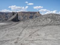 Utah Desert Landscape: Factory Butte in the Distance