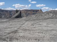 Utah Desert Landscape: Factory Butte in the Distance