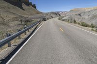 Utah Desert Landscape with Highway and Red Rock (005)