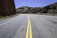 Utah Desert Landscape: A Low Road