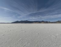 Utah Desert Landscape with Mountain View