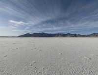 Utah Desert Landscape with Mountain View