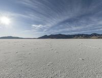 Utah Desert Landscape: Majestic Mountains on a Sunny Day