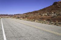 Utah Desert Landscape: Mountain Road