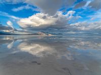 Utah Desert Landscape with Mountains and Salt Lake City