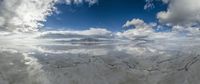 Utah Desert Landscape: Sunny Mountains in the Background