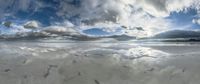 Utah Desert Landscape: Sunny Mountains in the Background