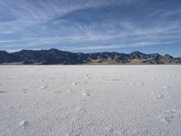 Utah Desert: A Mountain Range Under a Clear Sky