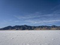 Utah Desert: A Mountain Range Under a Clear Sky