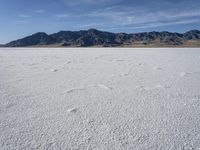 Utah Desert: A Mountain Range Under a Clear Sky