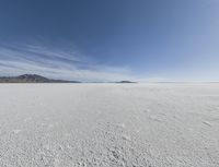 Utah Desert Landscape with Mountains and Salt Lake