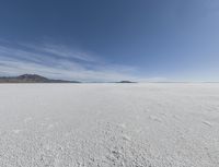 Utah Desert Landscape with Mountains and Salt Lake