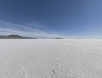 Utah Desert Landscape with Mountains and Salt Lake