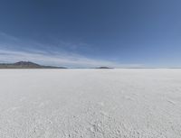 Utah Desert Landscape with Mountains and Salt Lake