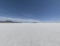 Utah Desert Landscape with Mountains and Salt Lake