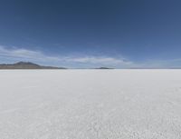 Utah Desert Landscape with Mountains and Salt Lake