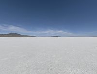 Utah Desert Landscape with Mountains and Salt Lake