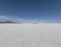 Utah Desert Landscape with Mountains and Salt Lake