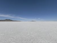 Utah Desert Landscape with Mountains and Salt Lake