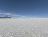 Utah Desert Landscape with Mountains and Salt Lake