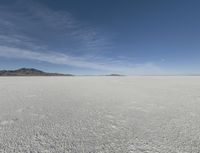 Utah Desert Landscape with Mountains and Salt Lake