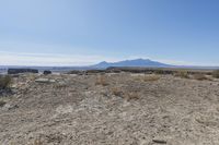 Utah Desert: Red Rock Mountain View