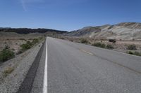 Utah Desert Road: Clear Sky and Endless Views