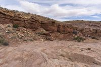 Utah Desert Road: Low Clouds over the Landscape