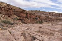 Utah Desert Road: Low Clouds over the Landscape