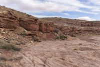 Utah Desert Road: Low Clouds over the Landscape