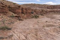 Utah Desert Road: Low Clouds over the Landscape