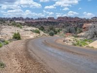 Utah's Dirt Road: Nature Surrounded by Sand and Gravel Streets