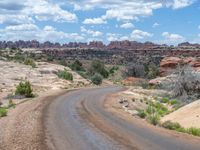 Utah's Dirt Road: Nature Surrounded by Sand and Gravel Streets