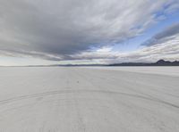 this is what looks to be an open field on a sunny day in the desert