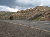 Gloomy Day in Utah: Forest and Mountain