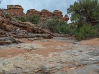 Utah's Gloomy Red Rock Landscape