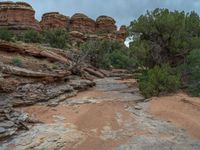 Utah's Gloomy Red Rock Landscape