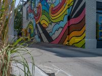 Utah Graffiti: Concrete Street with Shadow